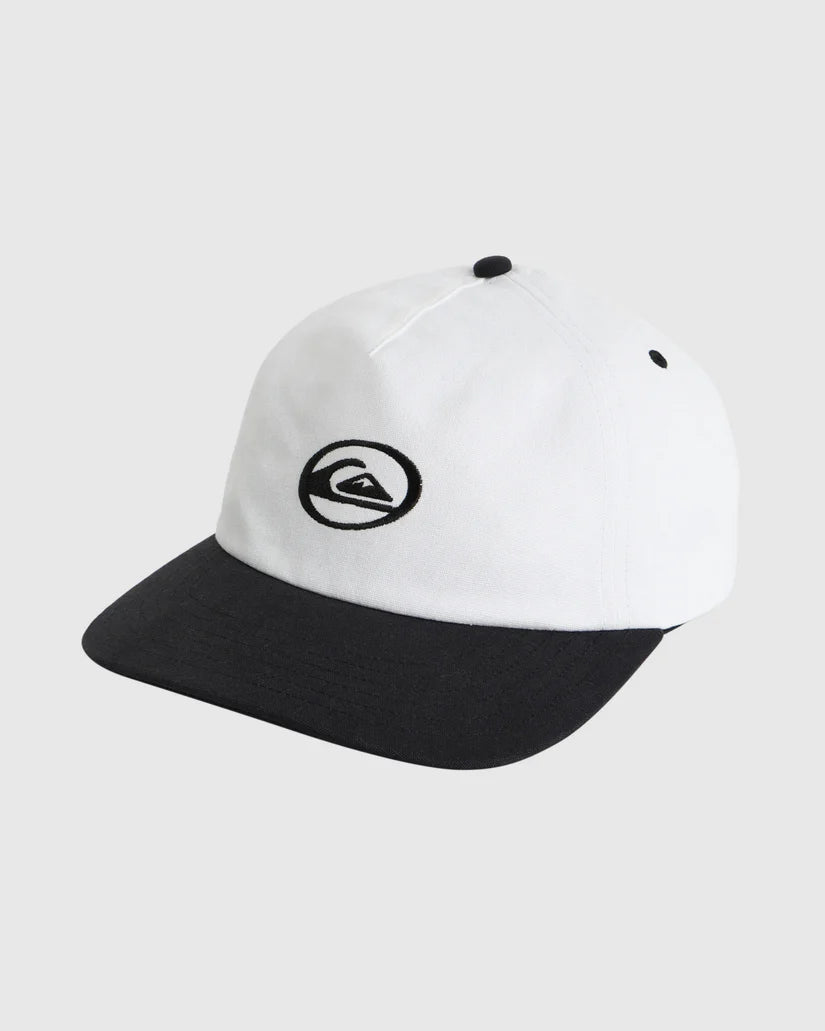 QUIKSILVER TILT SNAPBACK CAP - WHITE