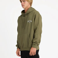 QUIKSILVER HOOK PULLOVER HOODIE - OLIVE