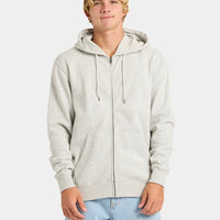 QUIKSILVER SALT WATER ZIP HOOD - LIGHT GREY HEATHER