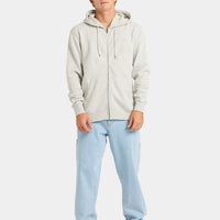 QUIKSILVER SALT WATER ZIP HOOD - LIGHT GREY HEATHER