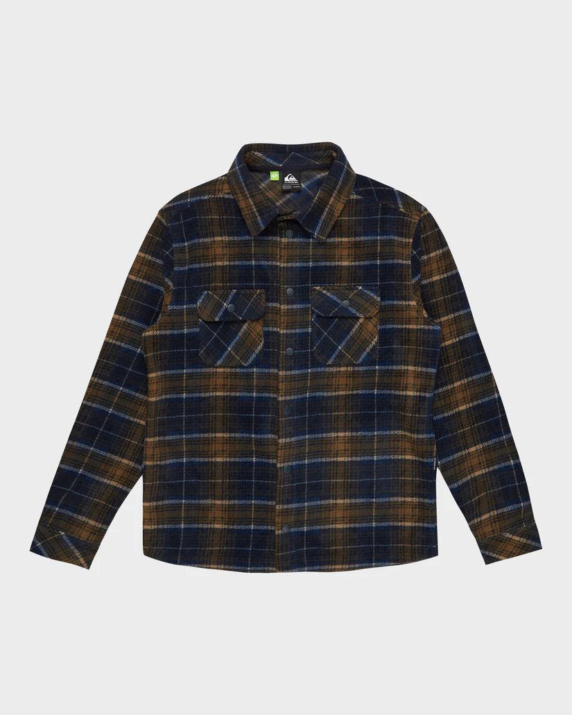 QUIKSILVER SURF DAYS LONG SLEEVE SHIRT - ESTATE BLUE