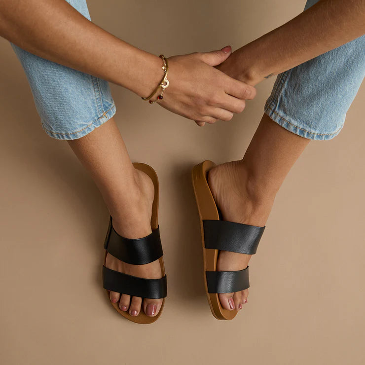 REEF CUSHION VISTA - BLACK/NATURAL