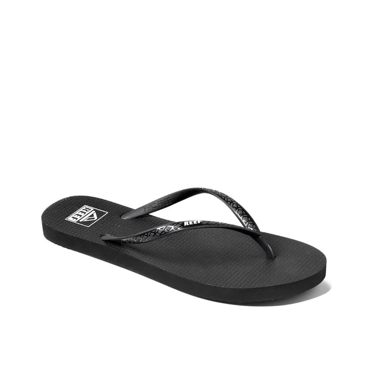 REEF SEASIDE WOMENS - BLACK/WHITE
