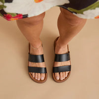 REEF VISTA LUXE THEA - BLACK/TAN