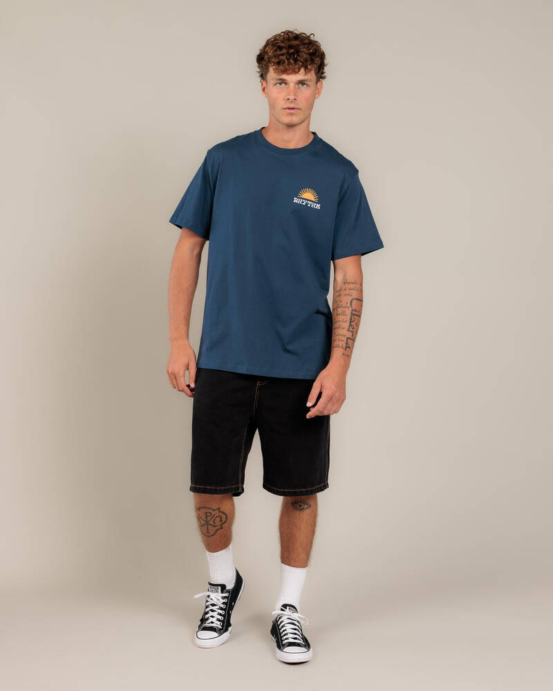 RHYTHM AWAKE TEE - NAVY