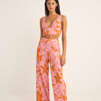 RHYTHM  BORA BORA FLORAL TOP - PINK