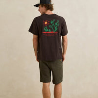 RHYTHM CACTUS SS T-SHIRT - VINTAGE BLACK