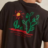RHYTHM CACTUS SS T-SHIRT - VINTAGE BLACK
