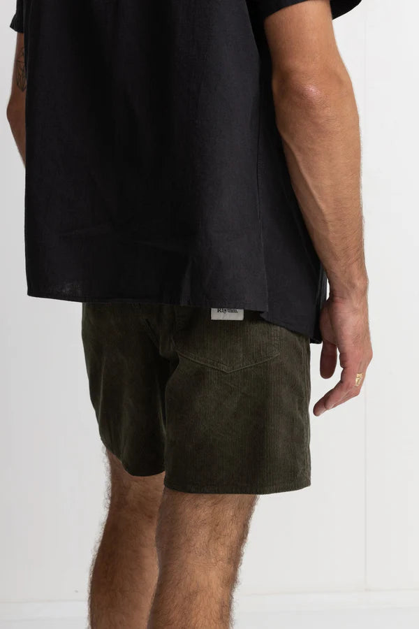 RHYTHM CLASSIC CORD JAM SHORT -  OLIVE