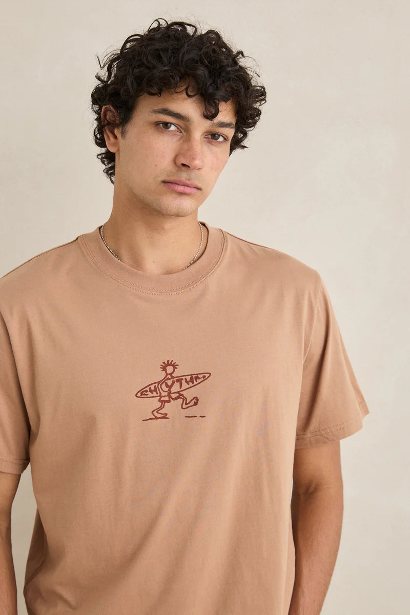 RHYTHM DRIFTER SS T-SHIRT - CLAY