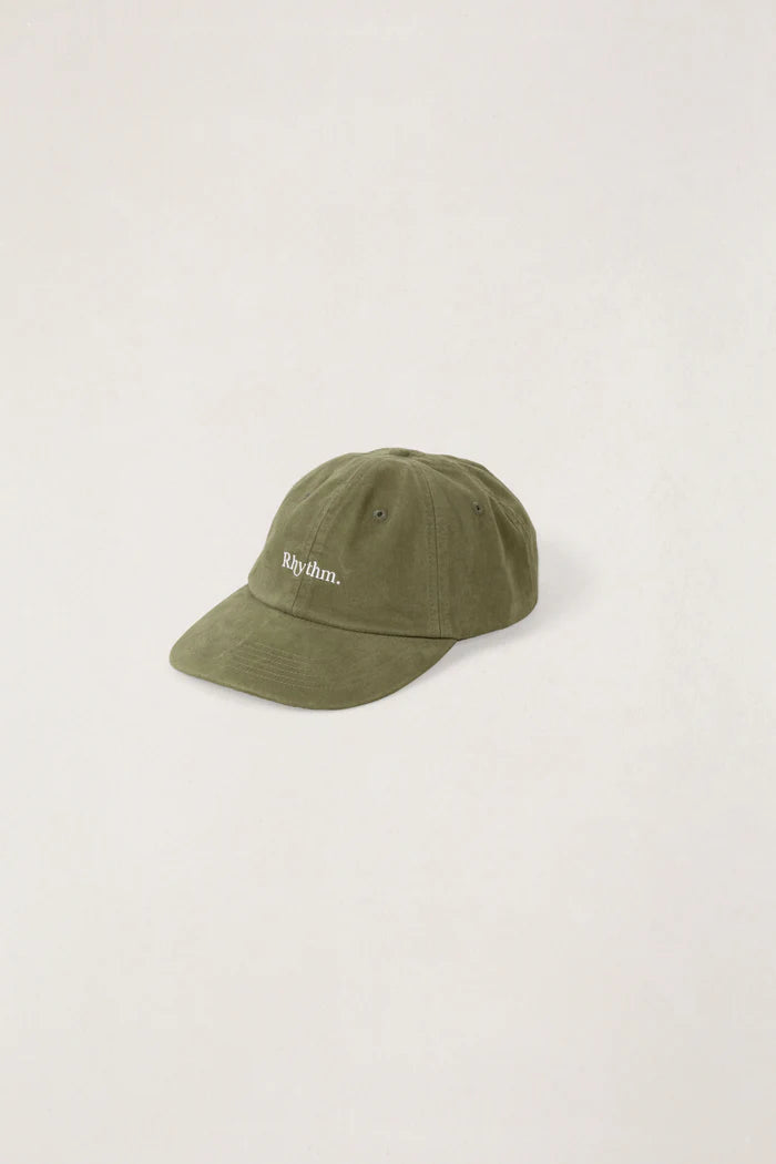 RHYTHM ESSENTIAL BRUSHED TWILL CAP - DILL