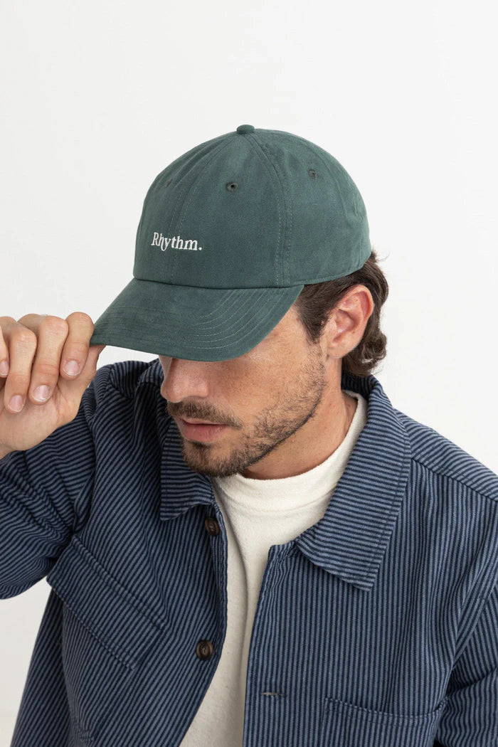 RHYTHM ESSENTIAL BRUSHED TWILL CAP - GREEN