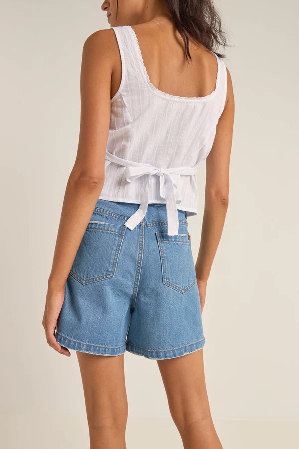 RHYTHM ESCAPE DENIM SHORT -  WASHED BLUE