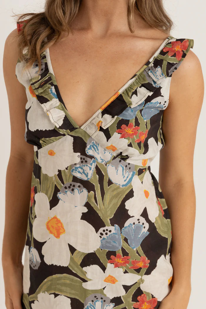 RHYTHM FLORENCE MINI DRESS - GREEN