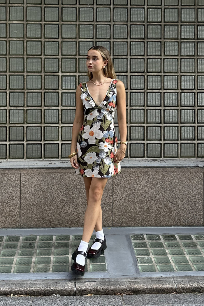 RHYTHM FLORENCE MINI DRESS - GREEN