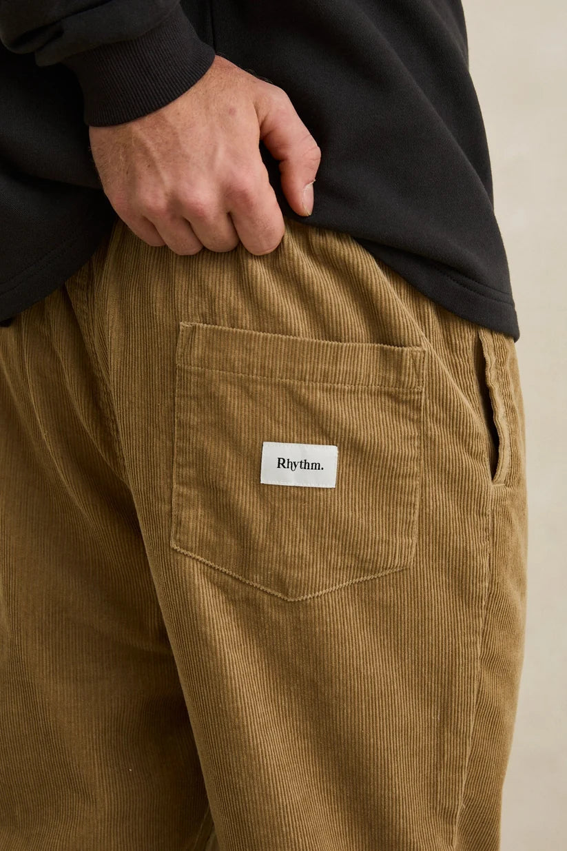 RHYTHM MENS CORD JAM PANT - SAND