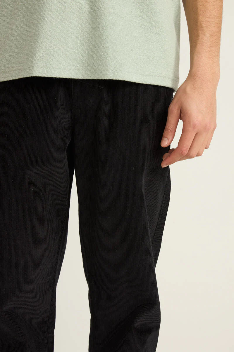 RHYTHM MENS CORD JAM PANT - BLACK