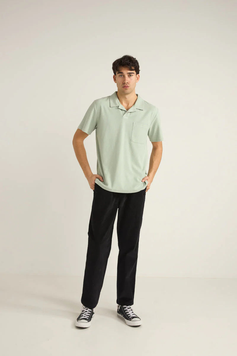 RHYTHM MENS CORD JAM PANT - BLACK