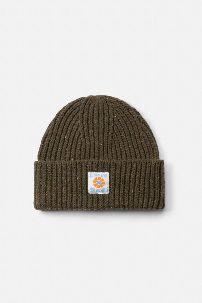 RHYTHM MENS HABITAT BEANIE - MILITARY