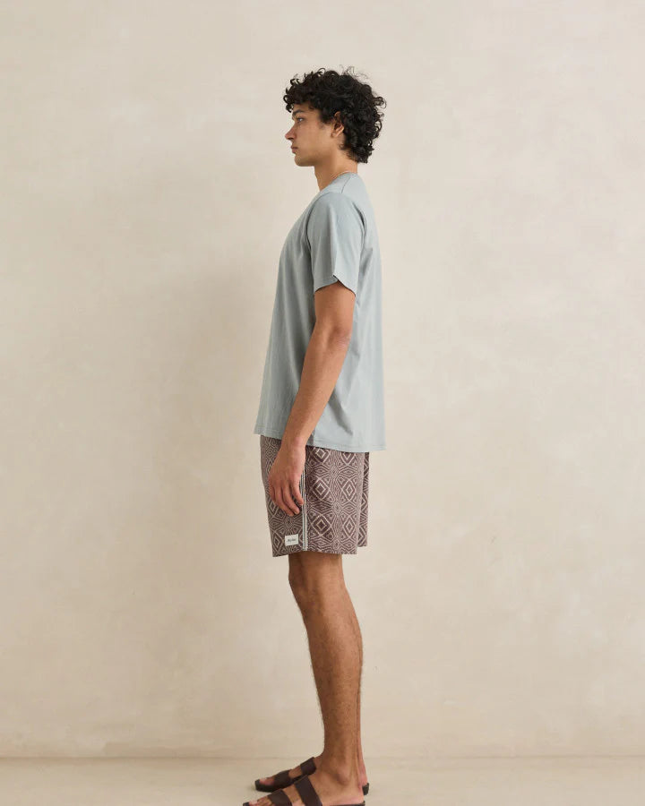 RHYTHM MOSAIC HERITAGE BEACH SHORT - LATTE