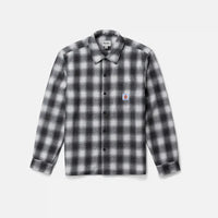 RHYTHM PLAID LS FLANNEL SHIRT - ASH