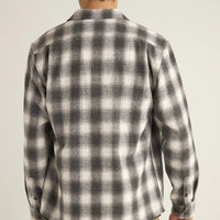 RHYTHM PLAID LS FLANNEL SHIRT - ASH