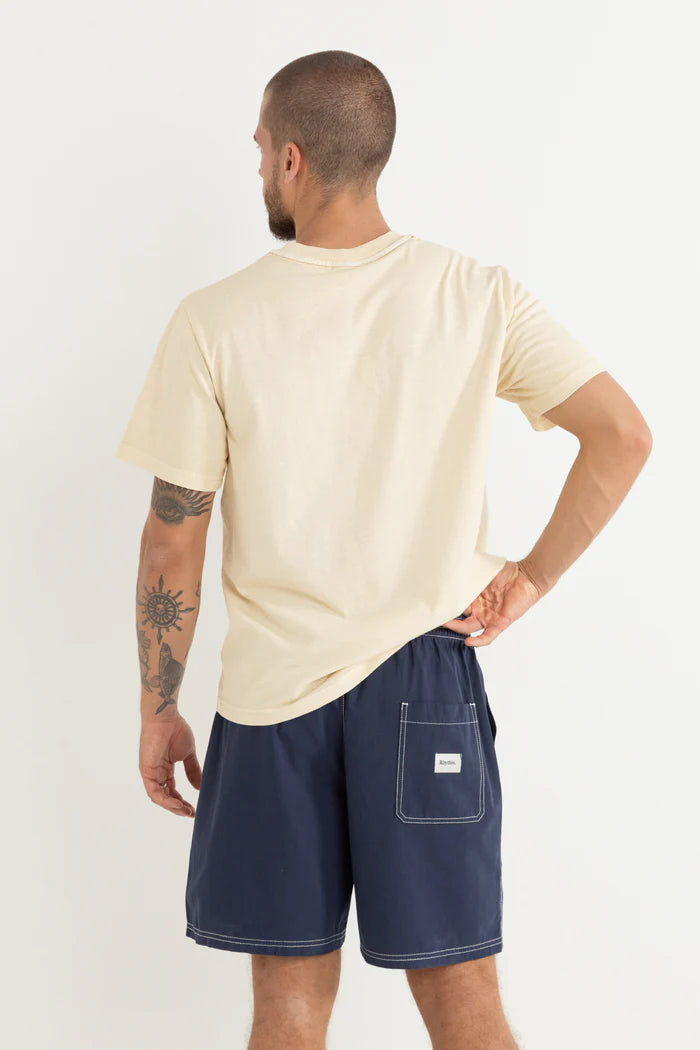 RHYTHM PORTAL VINTAGE TEE - NATURAL