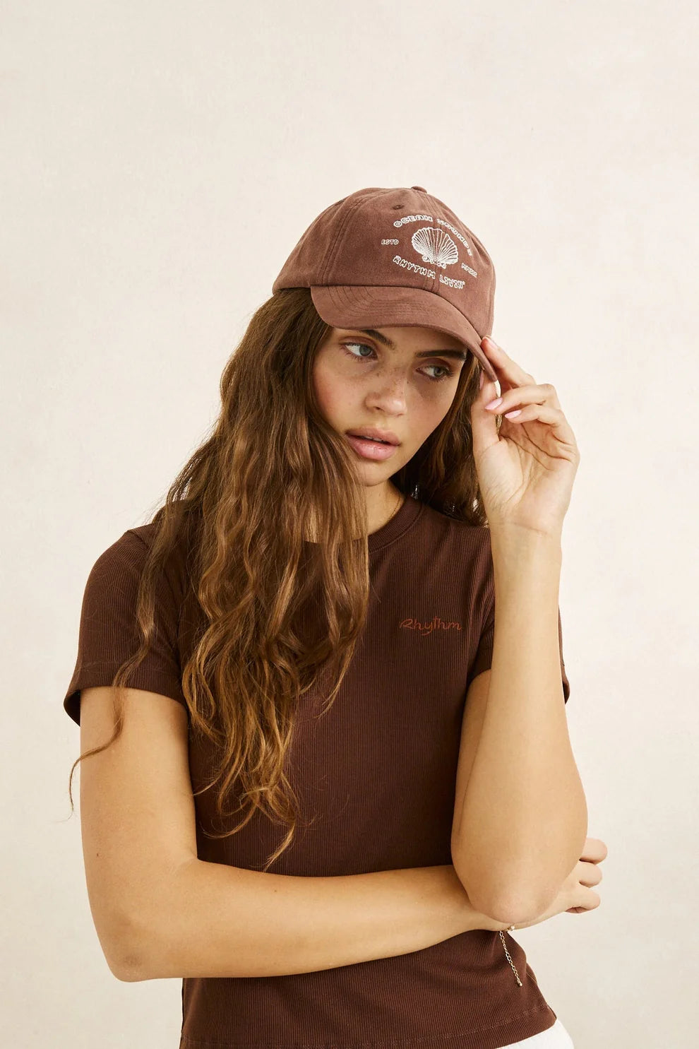 RHYTHM SANDY BEACH CAP - BROWN