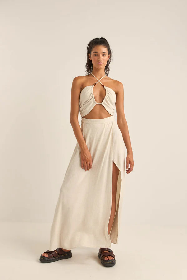 RHYTHM SANTANA CUT OUT MAXI DRESS