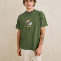 RHYTHM STARFISH VINTAGE SHORT SLEEVED SHIRT - DILL