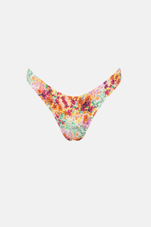 RHYTHM SIERRA FLORAL HI CUT PANT- ORANGE