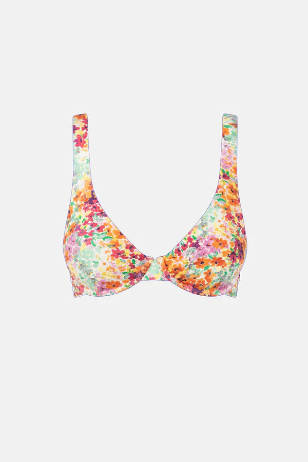 RHYTHM SIERRA FLORAL UNDERWIRE TOP - ORANGE