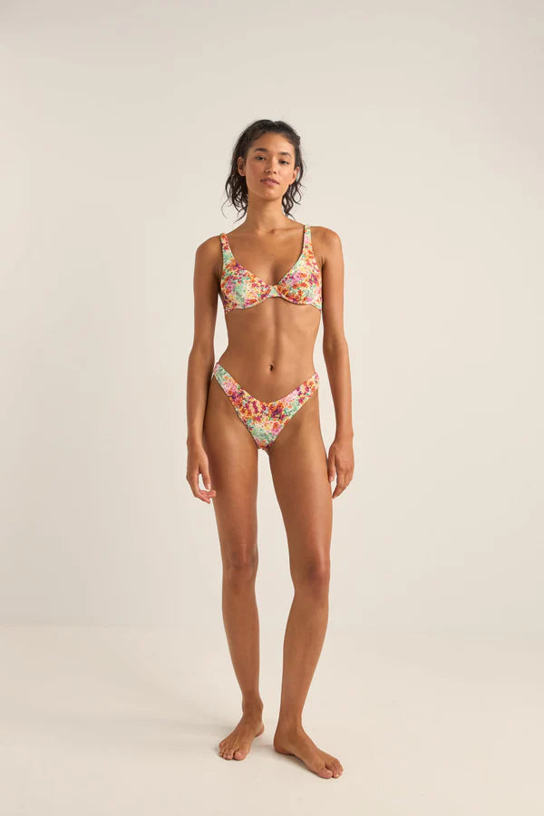 RHYTHM SIERRA FLORAL UNDERWIRE TOP - ORANGE