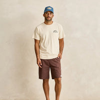 RHYTHM TEXTURED LINEN JAM - CHOCOLATE
