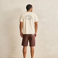 RHYTHM TEXTURED LINEN JAM - CHOCOLATE