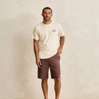 RHYTHM TEXTURED LINEN JAM - CHOCOLATE
