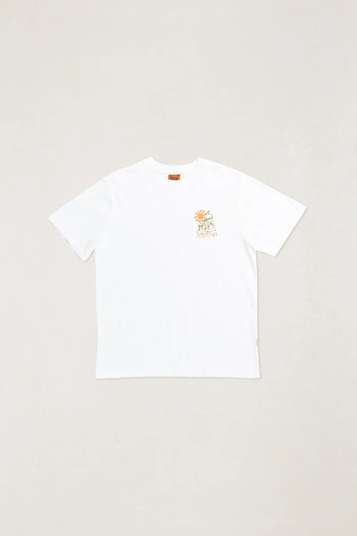 RHYTHM TIGER VINTAGE SHORT SLEEVE SHIRT - VINTAGE WHITE