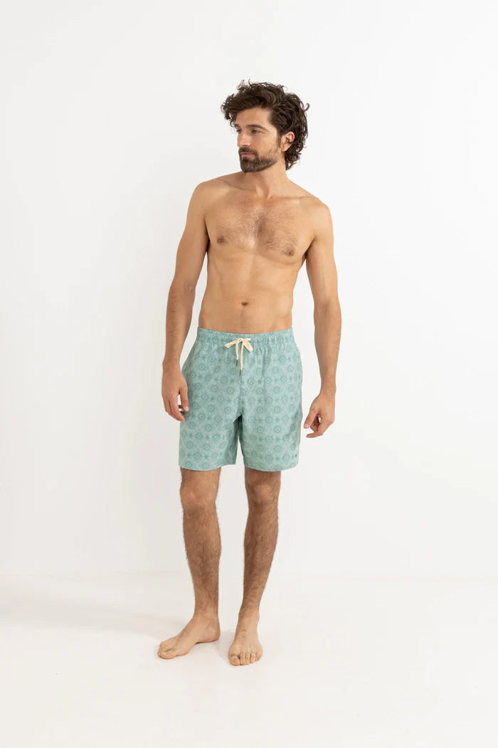 RHYTHM TILE BEACH SHORT - SEA FOAM