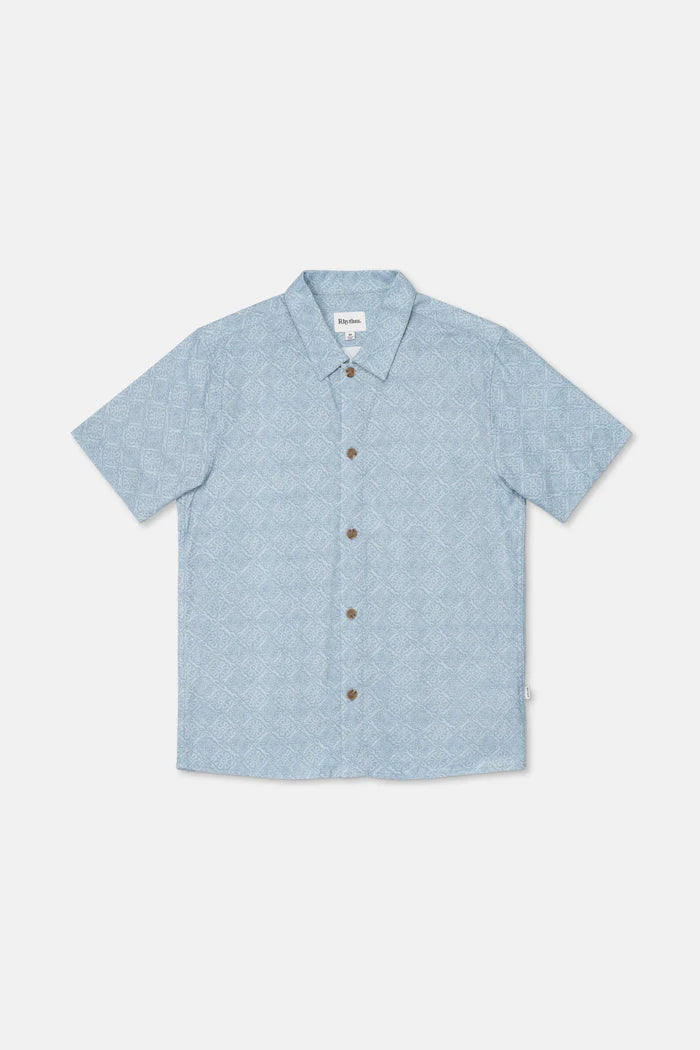 RHYTHM TILE SS SHIRT - BLUE