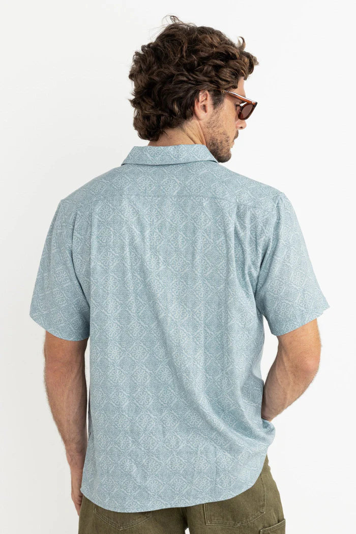 RHYTHM TILE SS SHIRT - BLUE