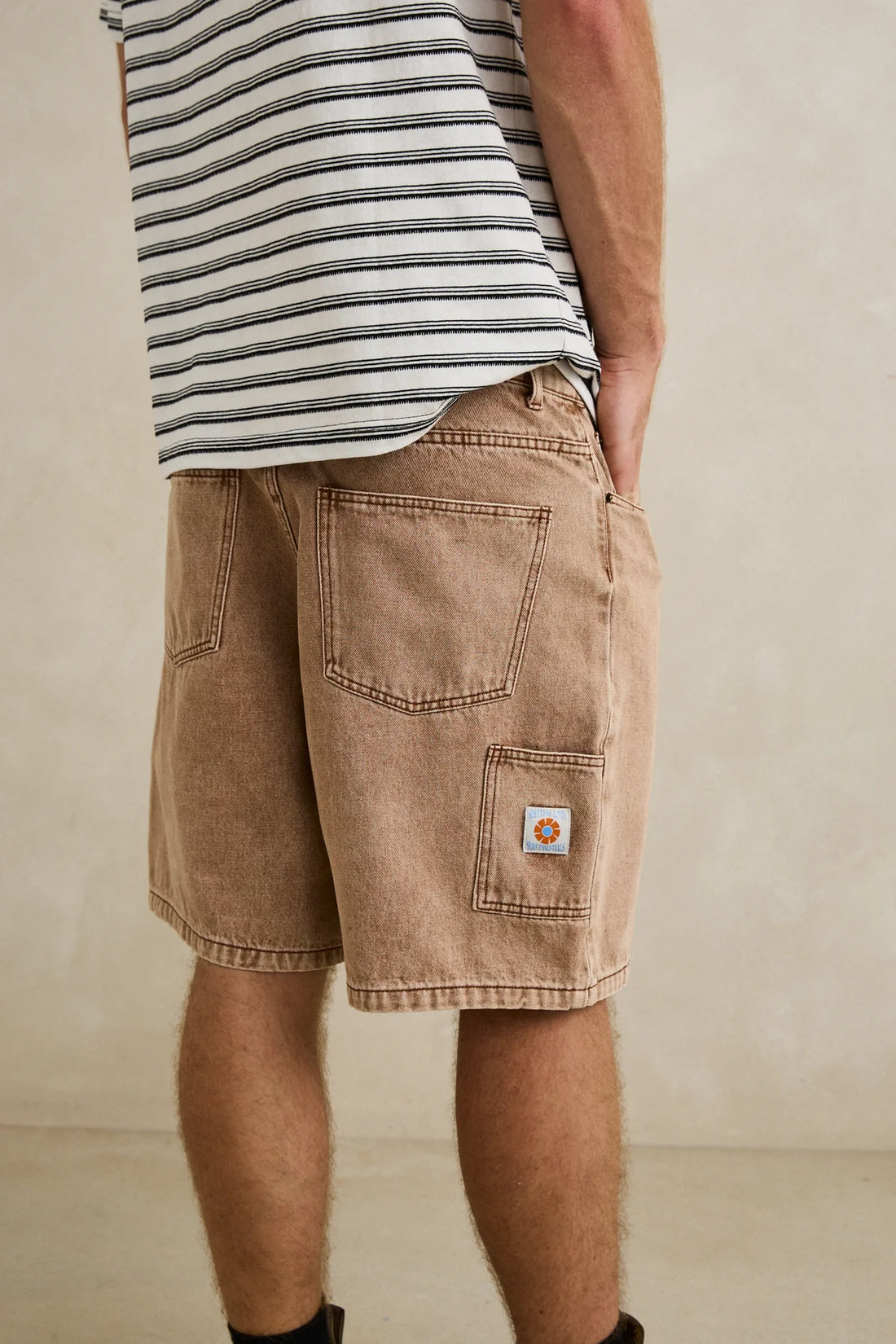 RHYTHM TOBY DENIM SHORT - CEDAR