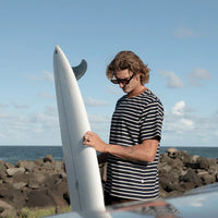 RHYTHM VINTAGE STRIPE SS T-SHIRT - NAVY