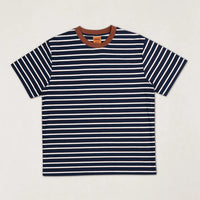 RHYTHM VINTAGE STRIPE SS T-SHIRT - NAVY