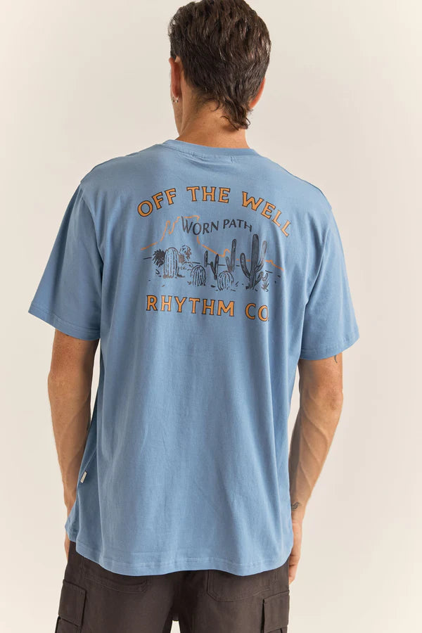 WORN PATH SHORT SLEEVE TEE - SEA BLUE