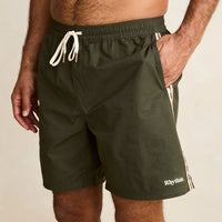 RHYTHM WOVEN TAPE BEACH SHORT - OLIVE