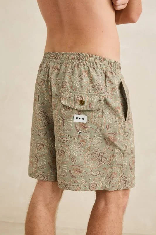 RHYTHM COSTA RICA BEACH SHORT - OLIVE
