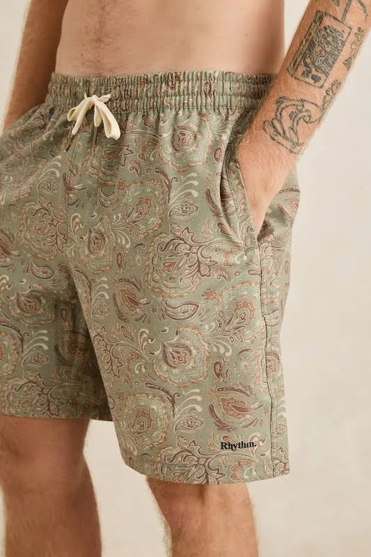 RHYTHM COSTA RICA BEACH SHORT - OLIVE