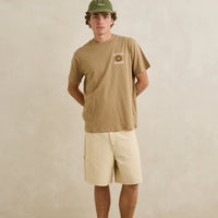 RHYTHM ESSENTIAL BRUSHED TWILL CAP - DILL
