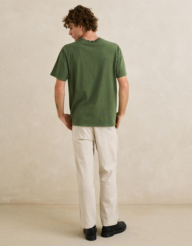 RHYTHM STARFISH VINTAGE SHORT SLEEVED SHIRT - DILL