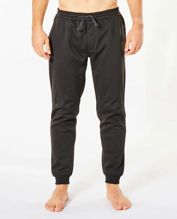 RIP CURL ANTI SERIES DEPARTED TRACK PANT - BLACK